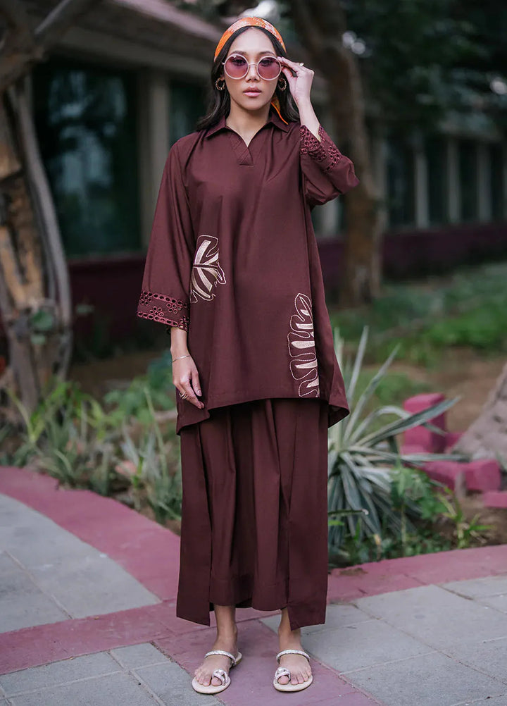 Azure Pret Casual Wash n Wear 2 Piece Suit Cinnamon Storm