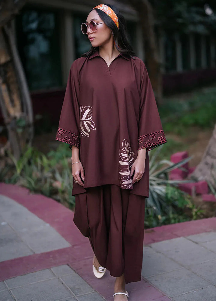 Azure Pret Casual Wash n Wear 2 Piece Suit Cinnamon Storm