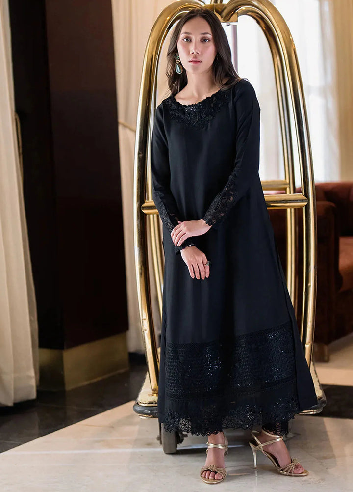 Azure Pret Embellished Raw Silk 2 Piece Suit Mytic Dust