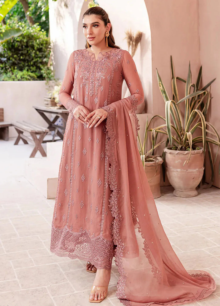 Azure Pret Embroidered Chiffon 3 Piece Suit Berry Blooms