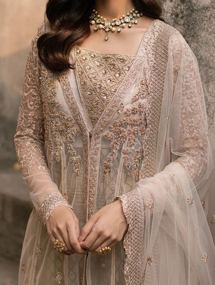 Azure Pret Embroidered Chiffon 3 Piece Suit Ethereal Majesty