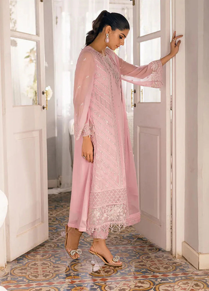 Azure Pret Embroidered Chiffon 3 Piece Suit Tender Tulip
