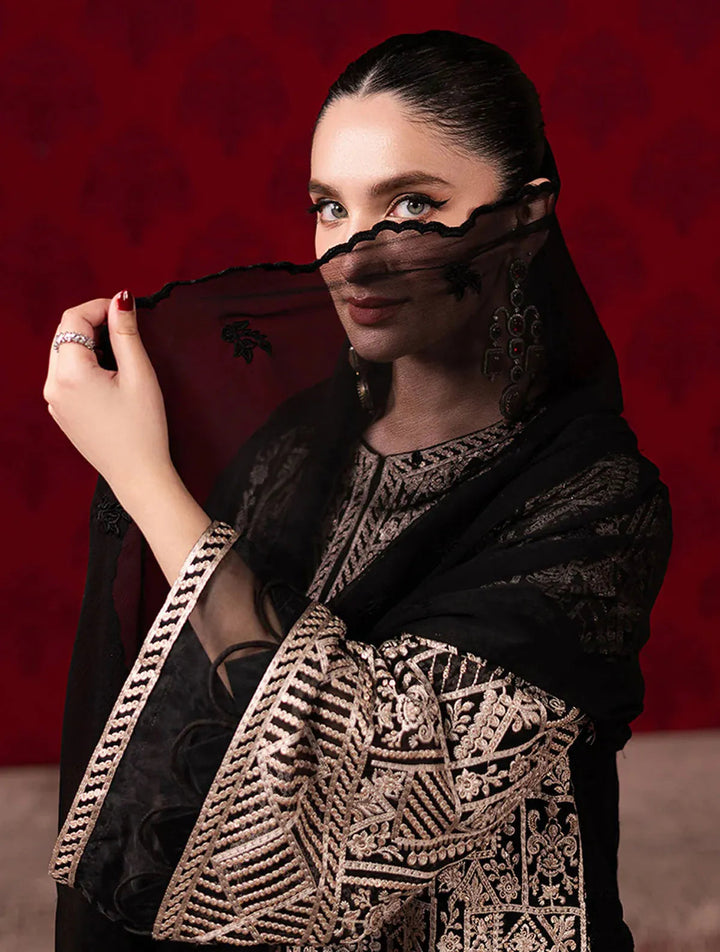 Azure Pret Embroidered Chiffon 3 Piece Suit Urban Muse