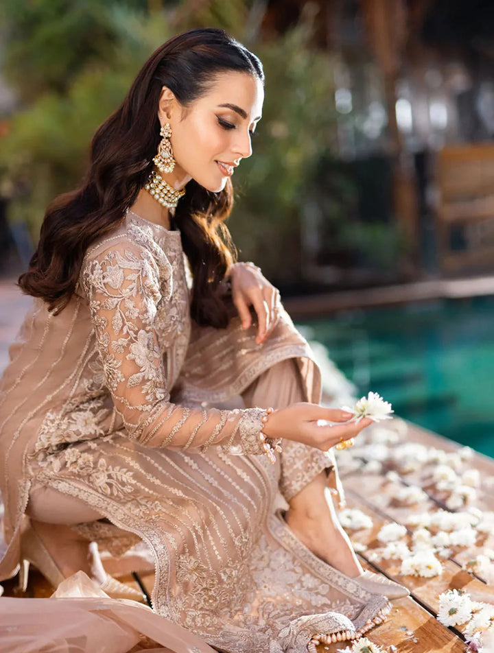 Azure Pret Embroidered Net 3 Piece Suit Star Dazzle