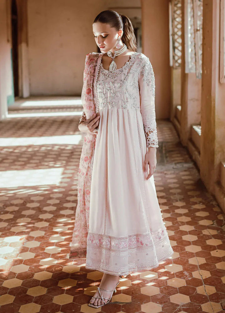 Azure Pret Embroidered Silk 3 Piece Suit Fairy Charm