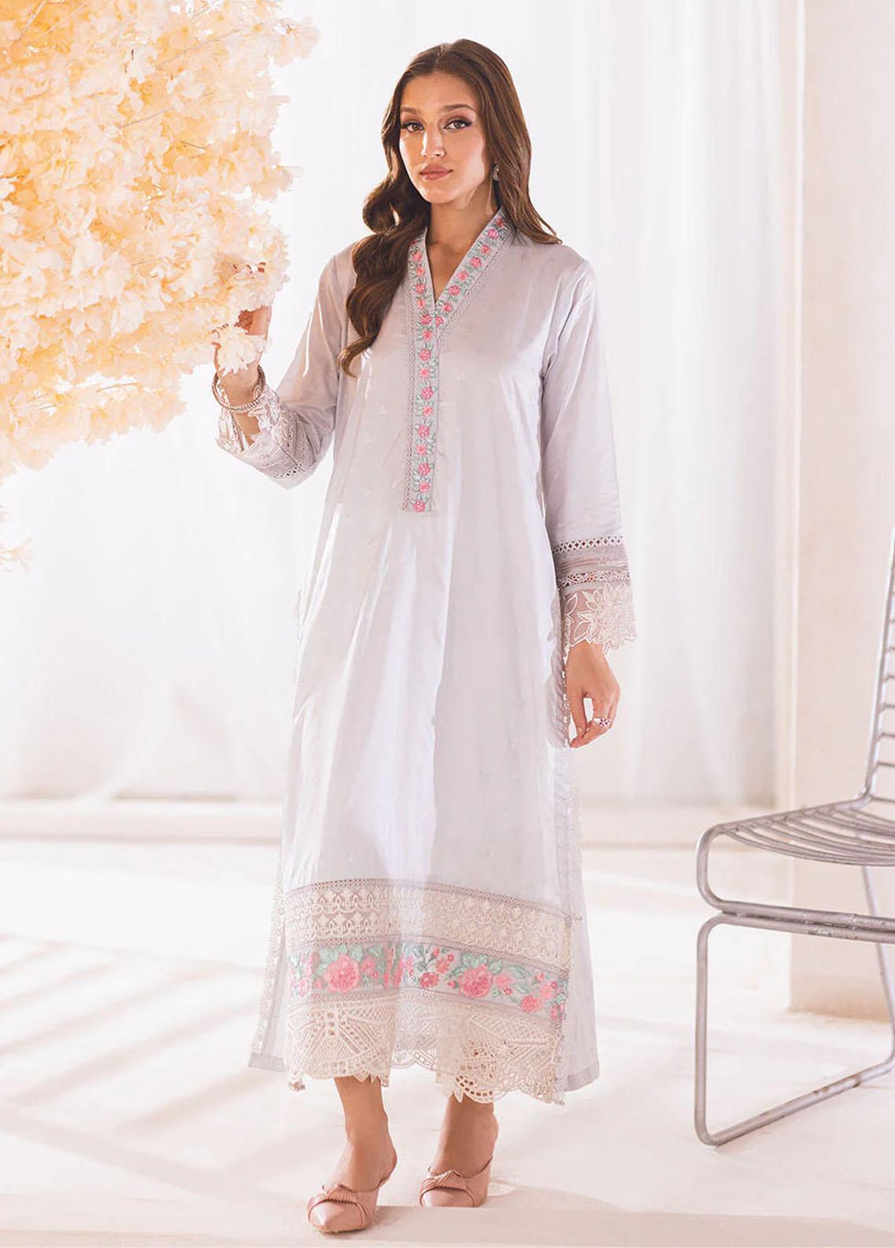 Azure Pret Luxury Silk 2 Piece Suit AZU23D Aqua Snow