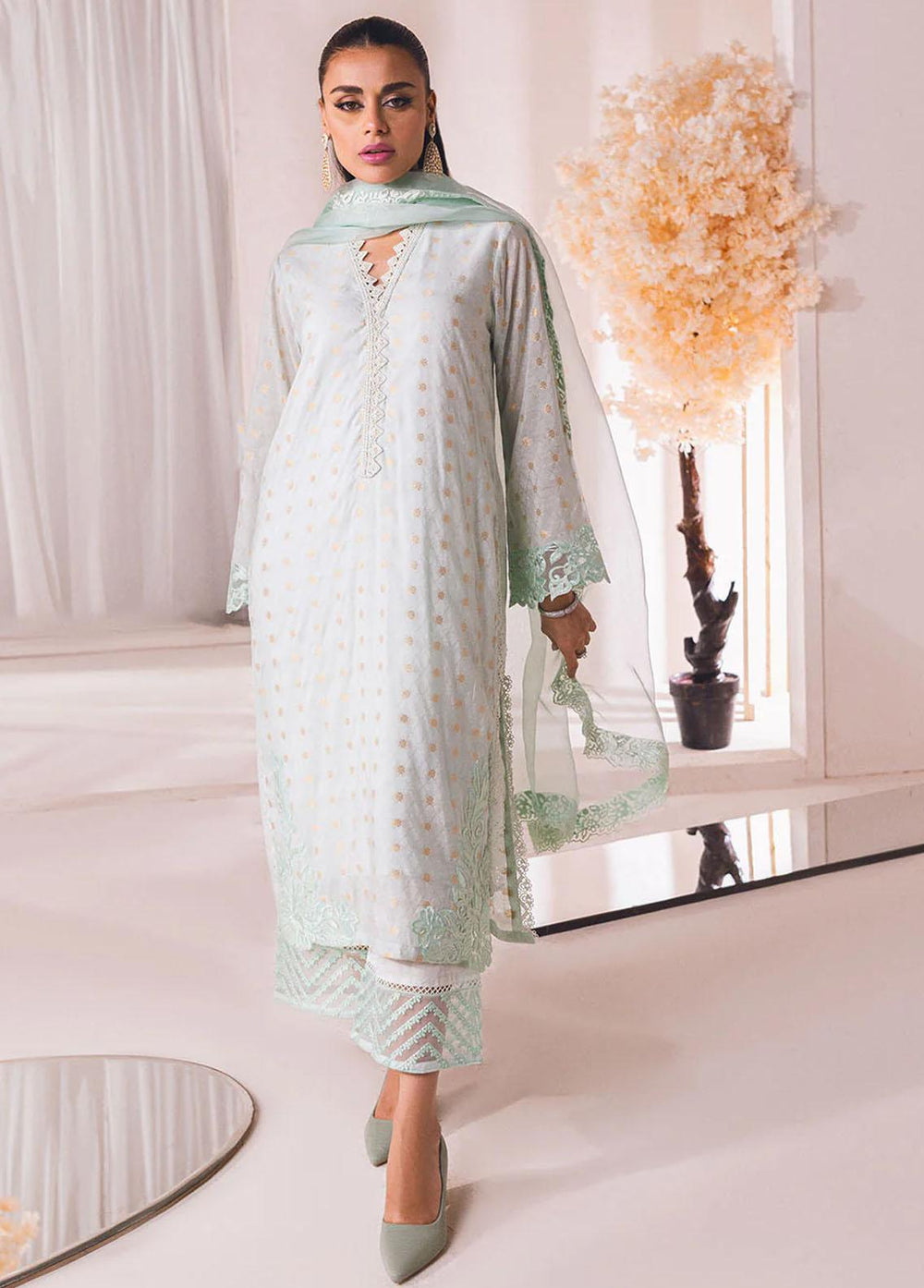 Azure Pret Luxury Cotton 4 Piece Suit AZU23D Regal Rush