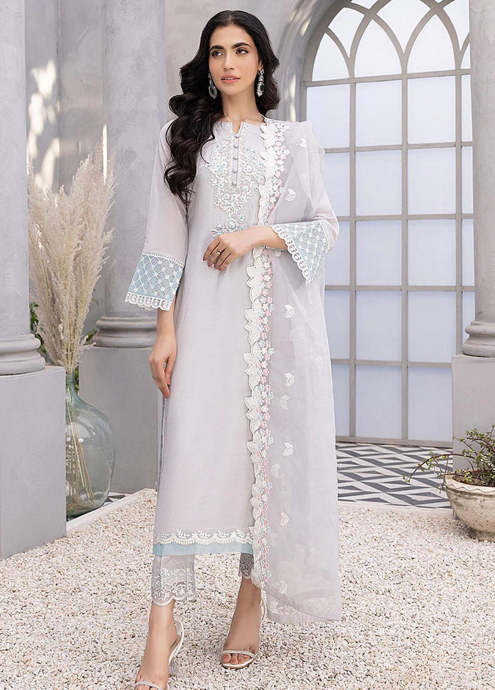 Azure Luxury Pret  Silk 3 Piece Dress Heaven Hues HHVG323