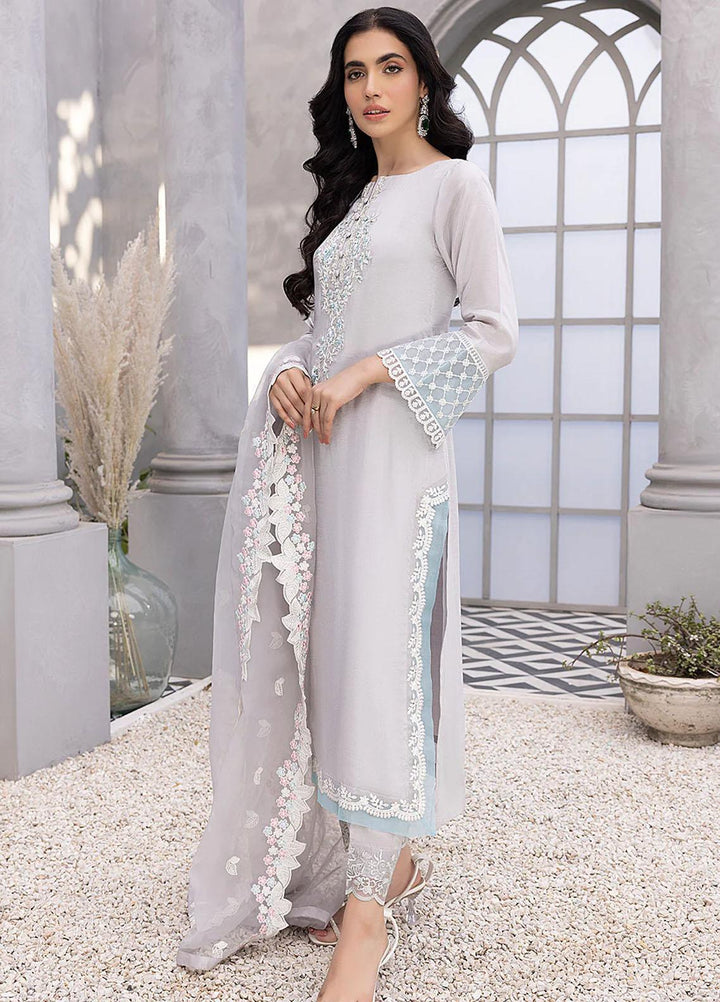 Azure Luxury Pret  Silk 3 Piece Dress Heaven Hues HHVG323