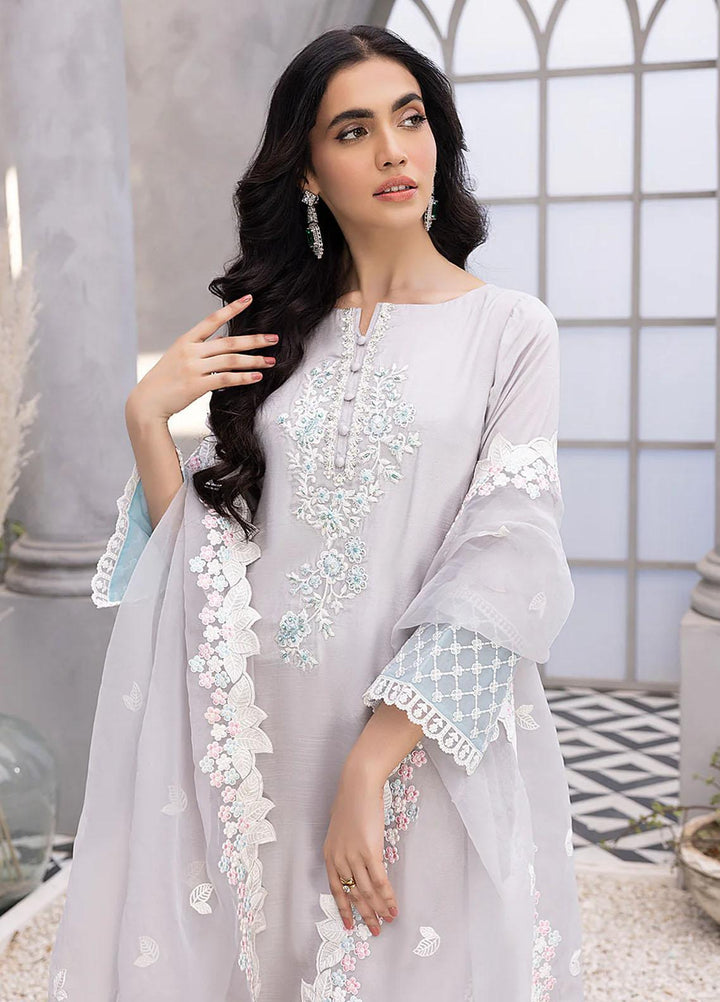 Azure Luxury Pret  Silk 3 Piece Dress Heaven Hues HHVG323