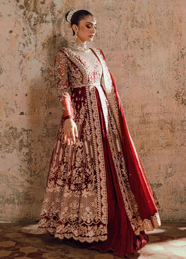 Azure Pret Embroidered Net 4 Piece Suit Hoor