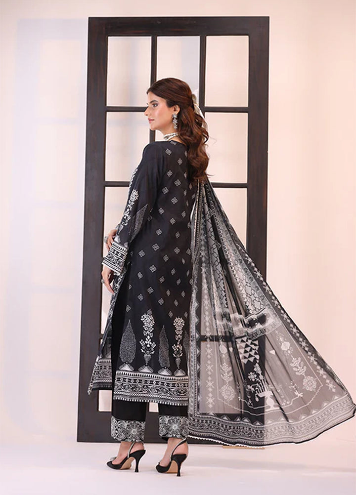 La Elise Women Unstitched Embroidered Lawn 3 Piece Suit 0001209 Zara - Festive Collection