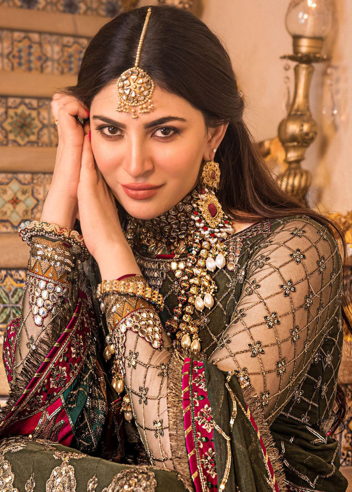 Baad-e-Naubahar by Asim Jofa Embroidered Net Suits Unstitched 3 Piece AJ22BN AJNB-10 - Wedding Collection