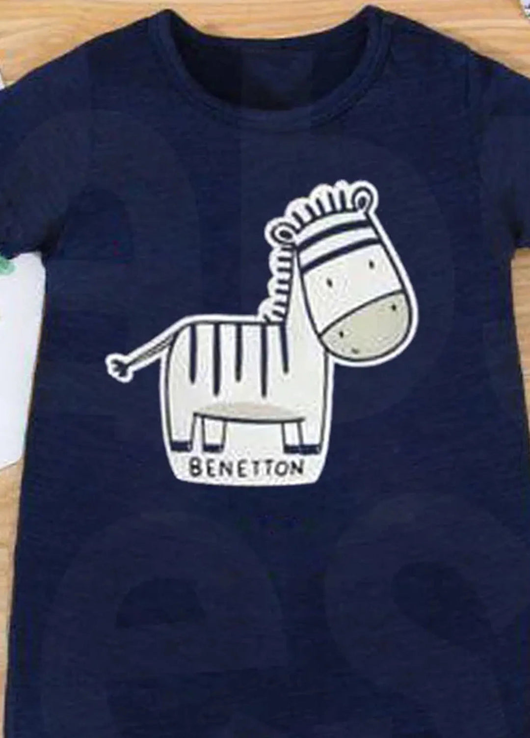 Baby Nest Casual Romper Benetton - Blue
