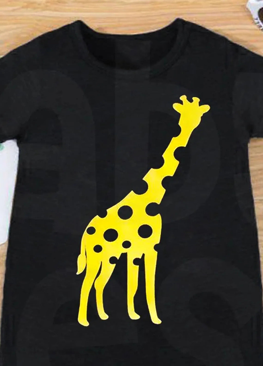 Baby Nest Casual Romper Giraffe - Black