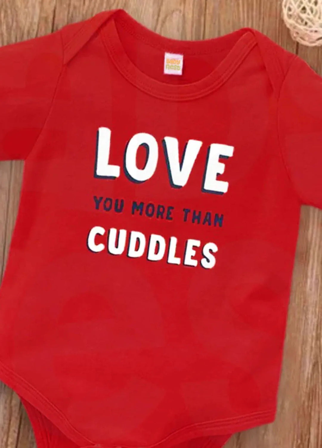 Baby Nest Casual Romper Love you more than Cuddles -RBT 117