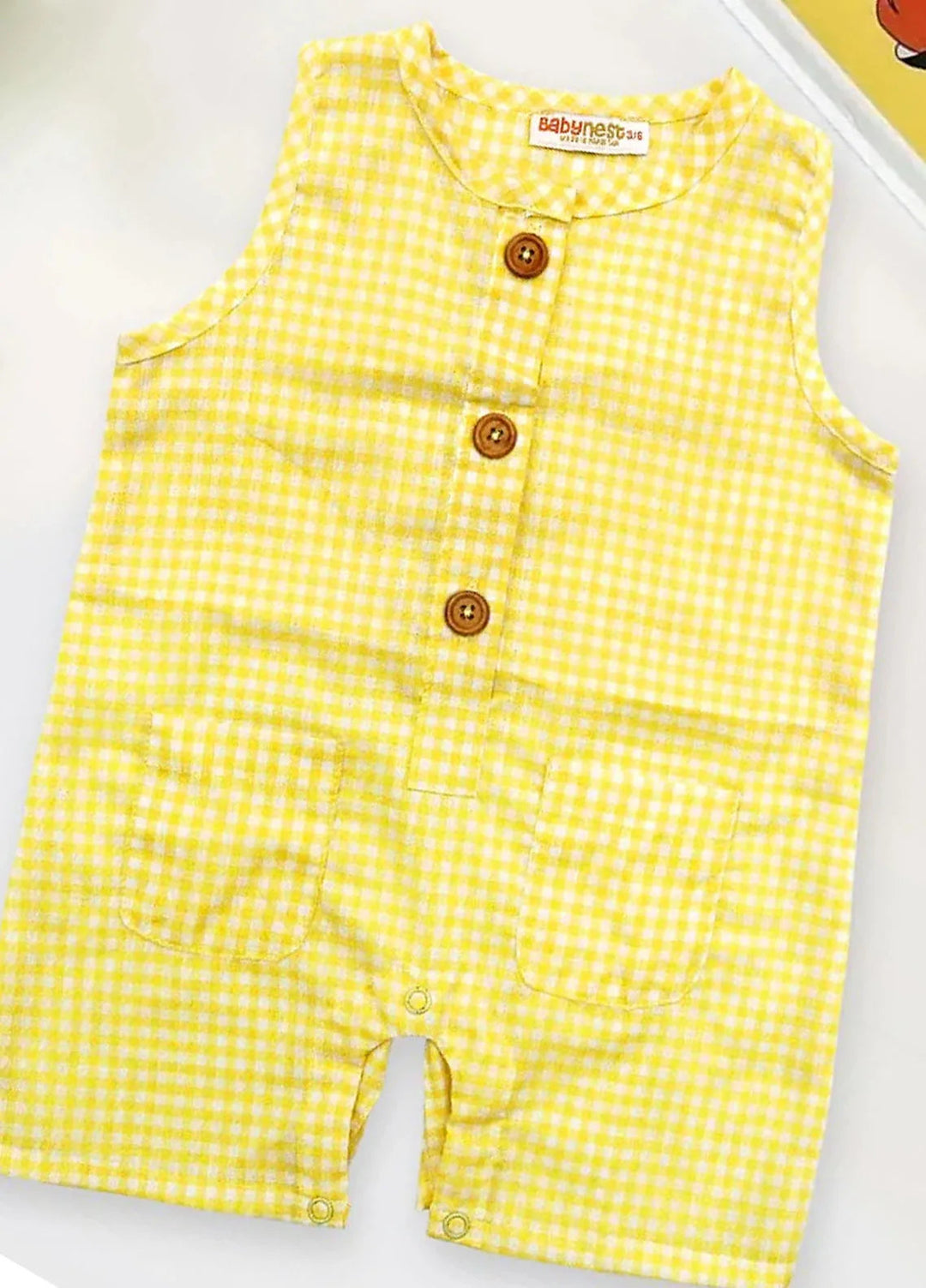 Baby Nest Casual Romper Sunny Yellow Romper