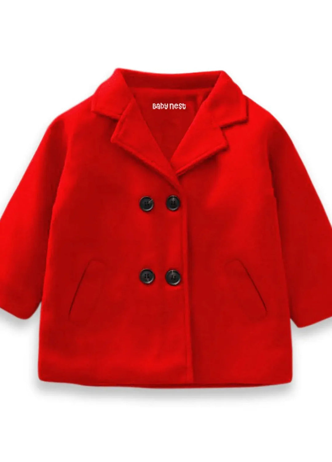 Baby Nest Fleece Coat Red-1341