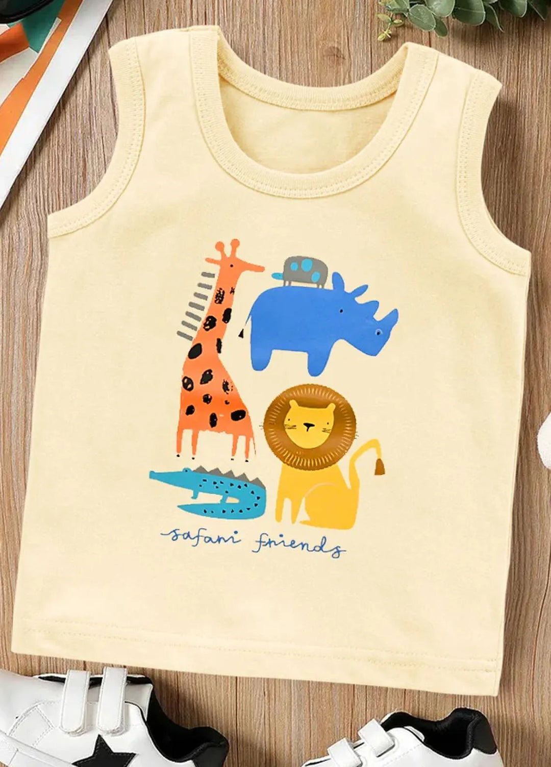 Baby Nest Kids Sando Bnbbs-161 Off White