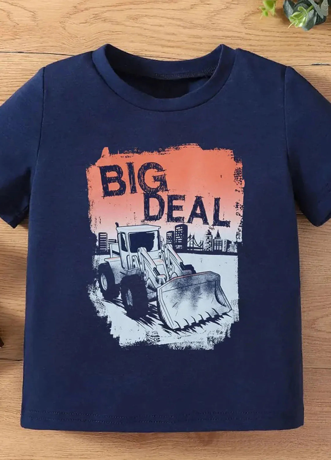 Baby Nest Pret 1 Piece Big Deal Half Sleeves T-Shirt - Navy Blue - Sbt-339