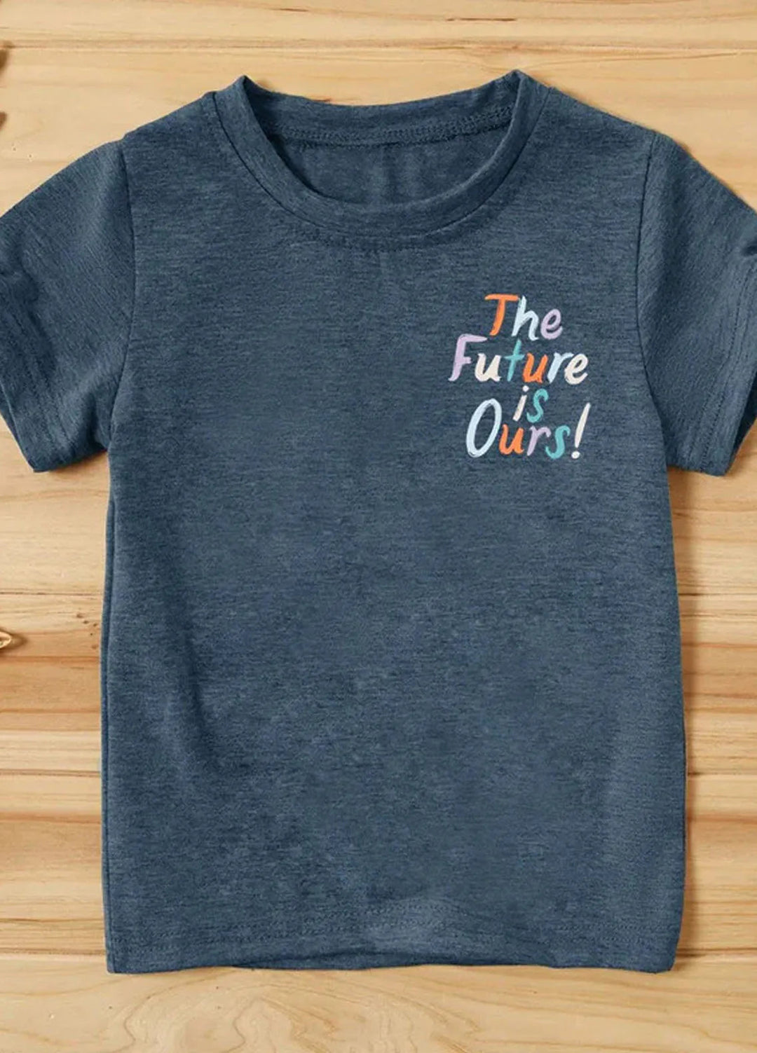 Baby Nest Pret 1 Piece Future Is Ours Half Sleeves T-Shirt - Blue - Sbt-318