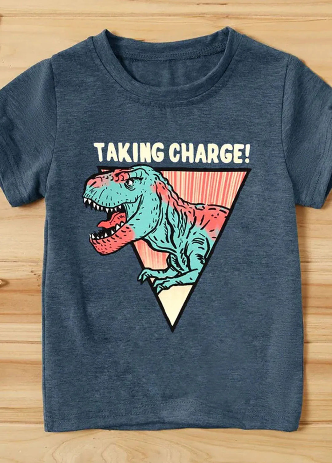 Baby Nest Pret 1 Piece Taking Charge Half Sleeves T-Shirt - Blue - Sbt-319