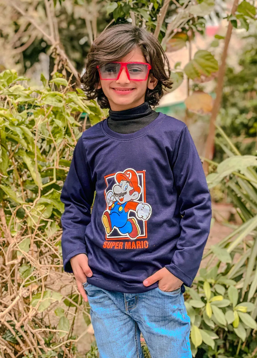 Baby Nest Pret Printed 1 Piece Mario Super Fun Adventures Full Sleeves T-shirt Bndr-119