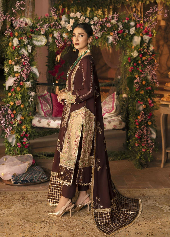 Bandhan By Parishay Embroidered Khaddar Suits Unstitched 3 Piece PRS22B Tamanna - Winter Collection