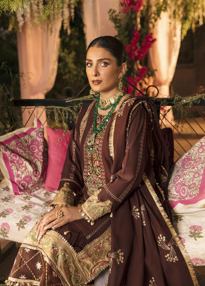 Bandhan By Parishay Embroidered Khaddar Suits Unstitched 3 Piece PRS22B Tamanna - Winter Collection