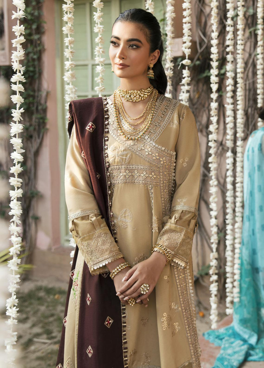 Bandhan By Parishay Embroidered Karandi Suits Unstitched 3 Piece PRS22B Pasbaan - Winter Collection
