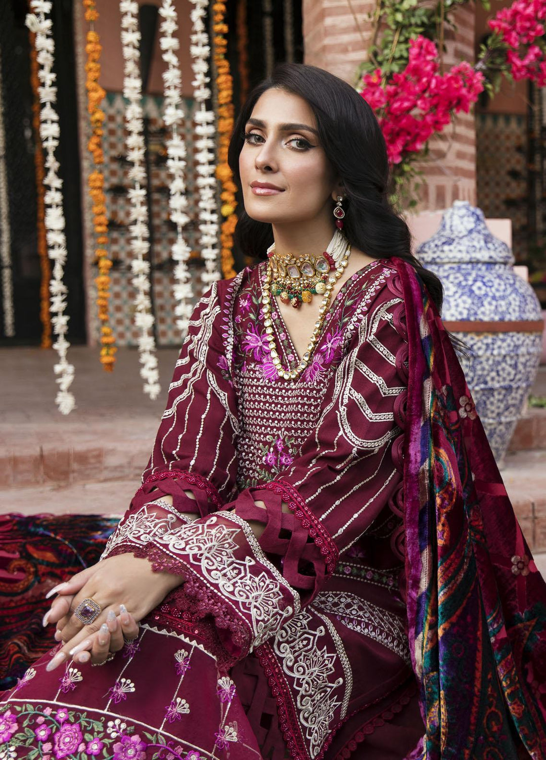 Bandhan By Parishay Embroidered Karandi Suits Unstitched 3 Piece PRS22B Sharleez - Winter Collection