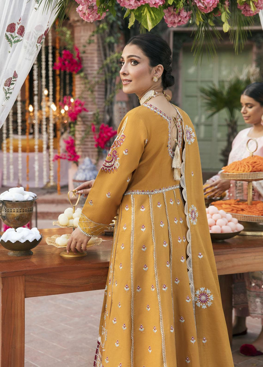 Bandhan By Parishay Embroidered Khaddar Suits Unstitched 3 Piece PRS22B Qurbat - Winter Collection