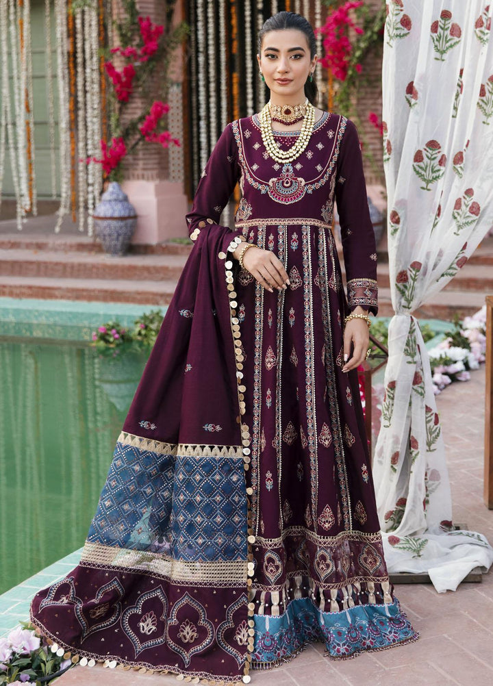 Bandhan By Parishay Embroidered Khaddar Suits Unstitched 3 Piece PRS22B Wasl - Winter Collection
