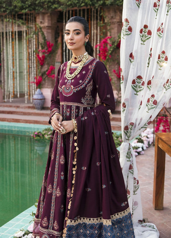 Bandhan By Parishay Embroidered Khaddar Suits Unstitched 3 Piece PRS22B Wasl - Winter Collection