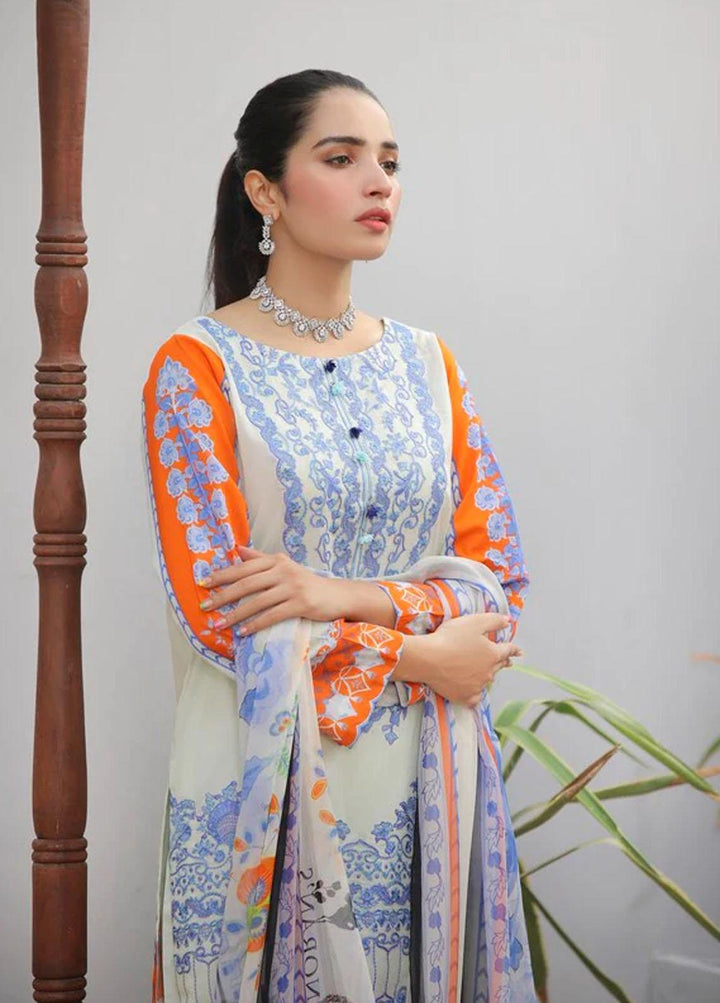 Bagh by Norans Embroidered Lawn Suits Unstitched 3 Piece NRS22UNS NPEC-PR 05 - Summer Collection