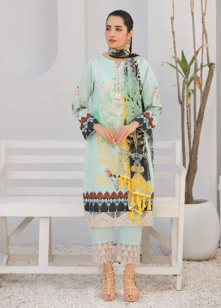 Bagh by Norans Embroidered Lawn Suits Unstitched 3 Piece NRS22UNS NPEC-PR 07 - Summer Collection