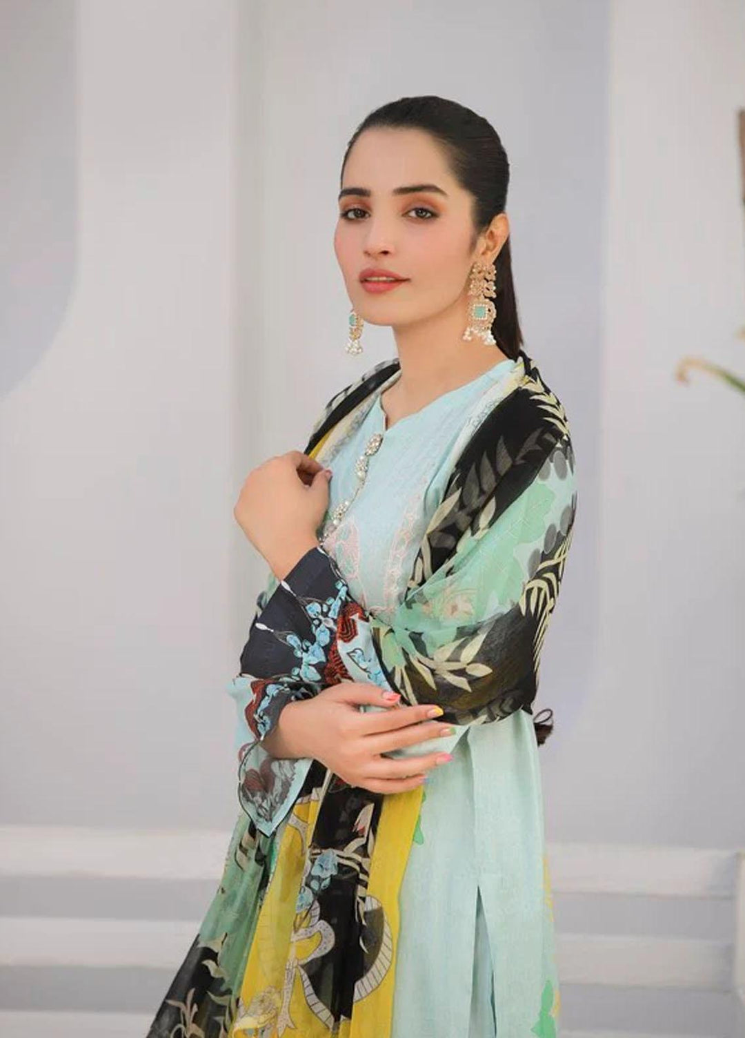 Bagh by Norans Embroidered Lawn Suits Unstitched 3 Piece NRS22UNS NPEC-PR 07 - Summer Collection