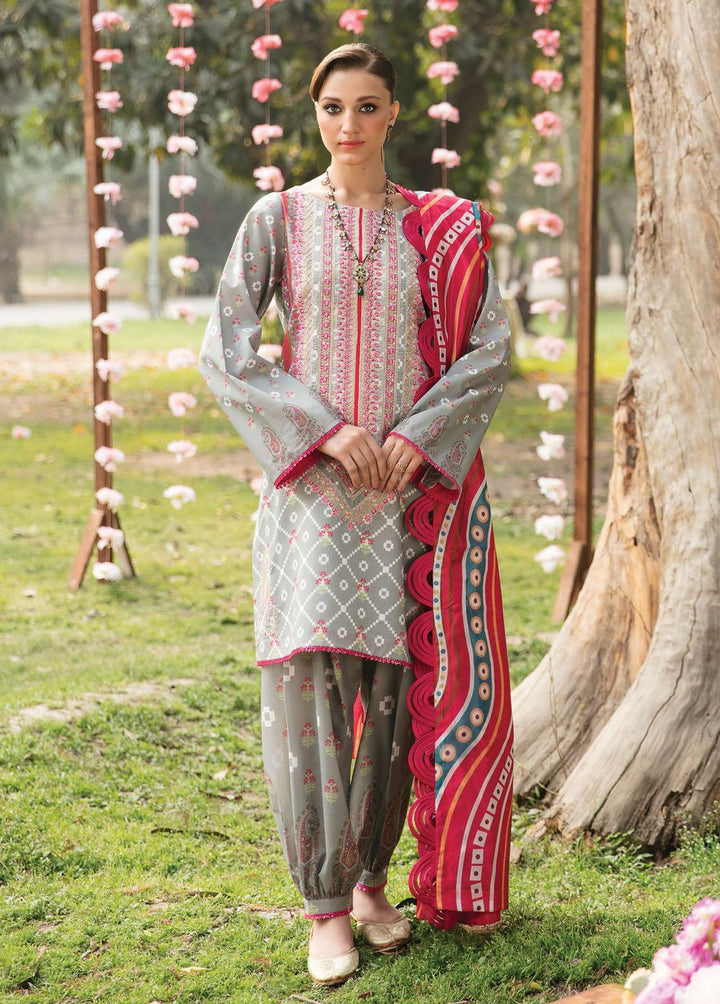 Bahaar By Ayzel Embroidered Lawn Suits Unstitched 3 Piece AAF23B AZL-23-V1-01 Motia - Summer Collection