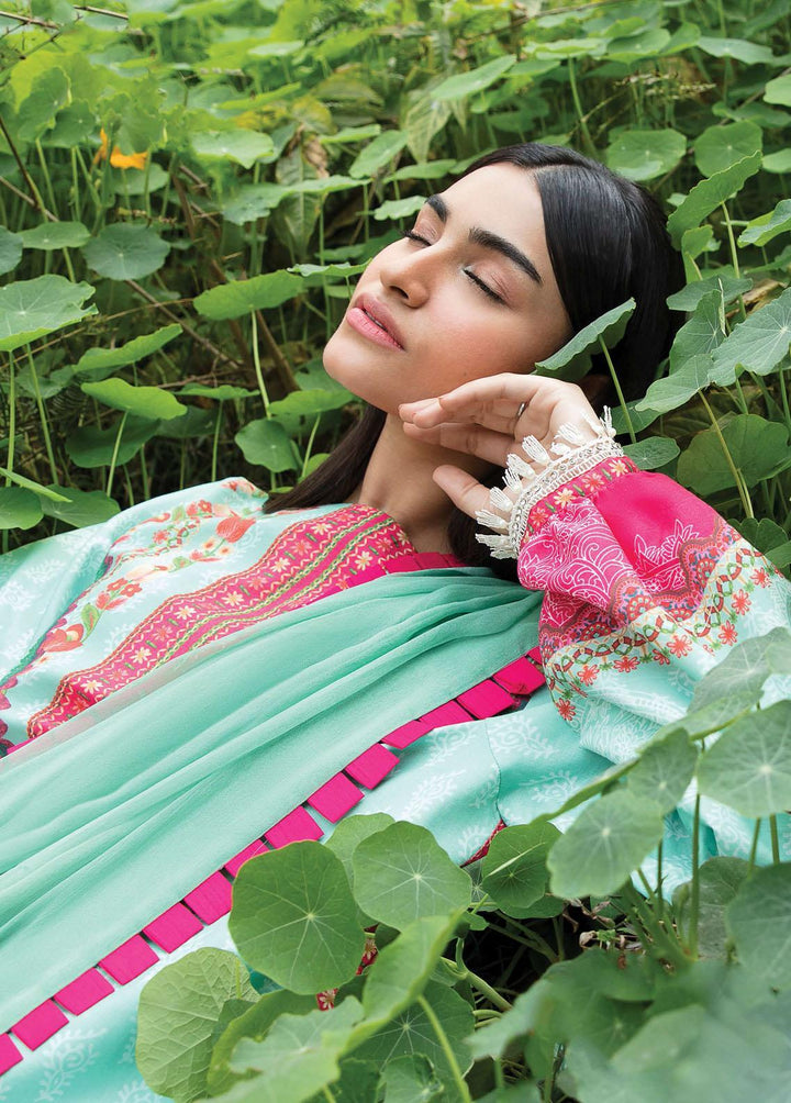Bahaar By Ayzel Embroidered Lawn Suits Unstitched 3 Piece AAF23B AZL-23-V1-02 Shahgul - Summer Collection