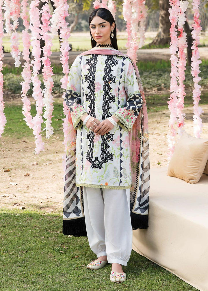Bahaar By Ayzel Embroidered Lawn Suits Unstitched 3 Piece AAF23B AZL-23-V1-03 Nargis - Summer Collection
