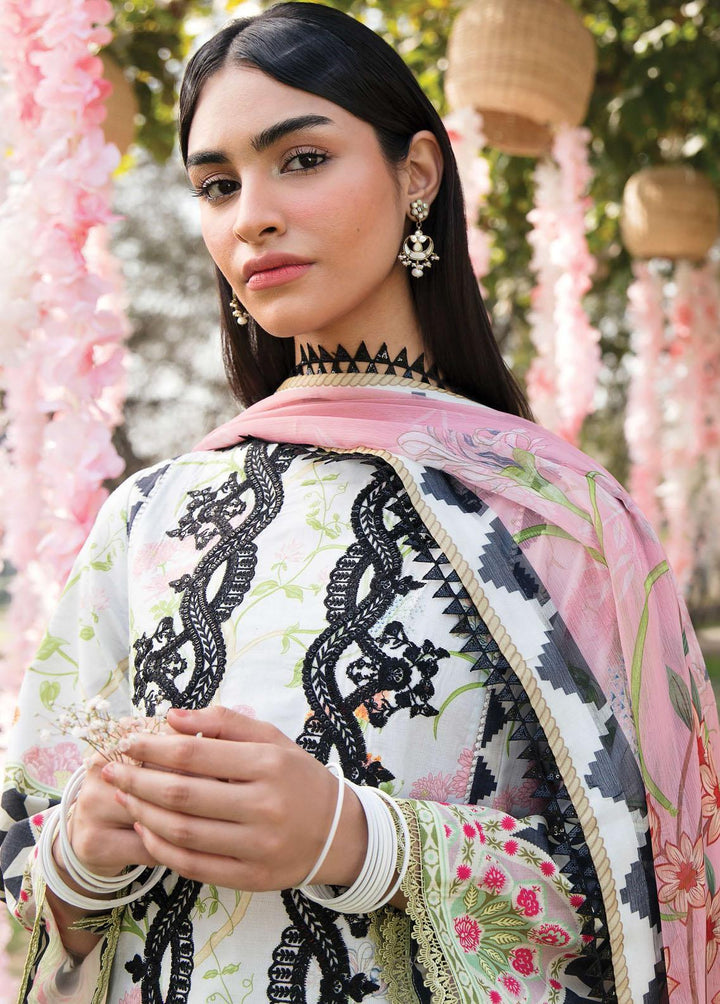 Bahaar By Ayzel Embroidered Lawn Suits Unstitched 3 Piece AAF23B AZL-23-V1-03 Nargis - Summer Collection