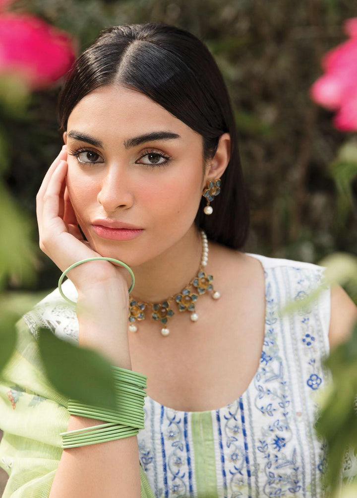 Bahaar By Ayzel Embroidered Lawn Suits Unstitched 3 Piece AAF23B AZL-23-V1-04 Chambeli - Summer Collection