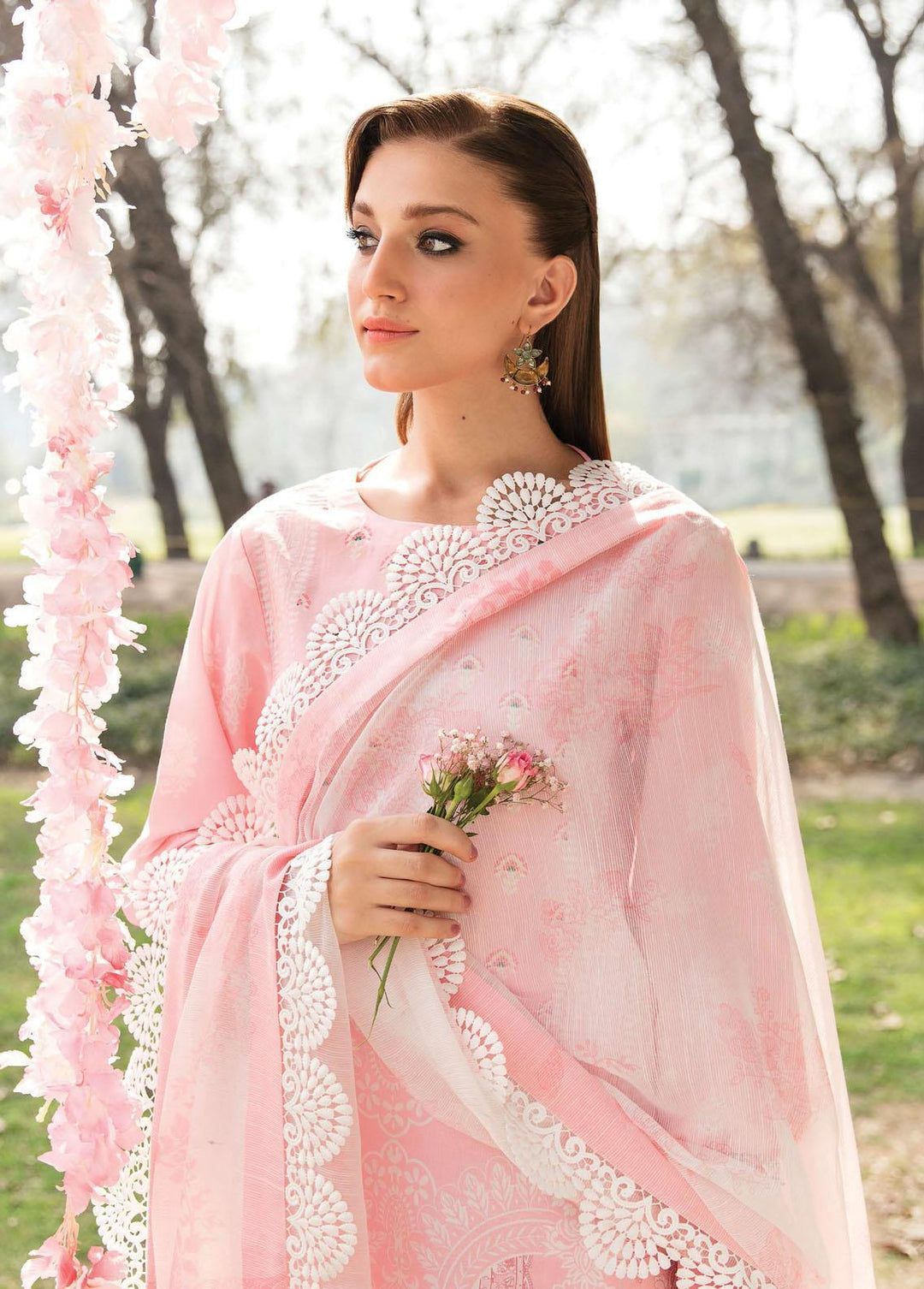 Bahaar By Ayzel Embroidered Lawn Suits Unstitched 3 Piece AAF23B AZL-23-V1-05 Gurhal - Summer Collection