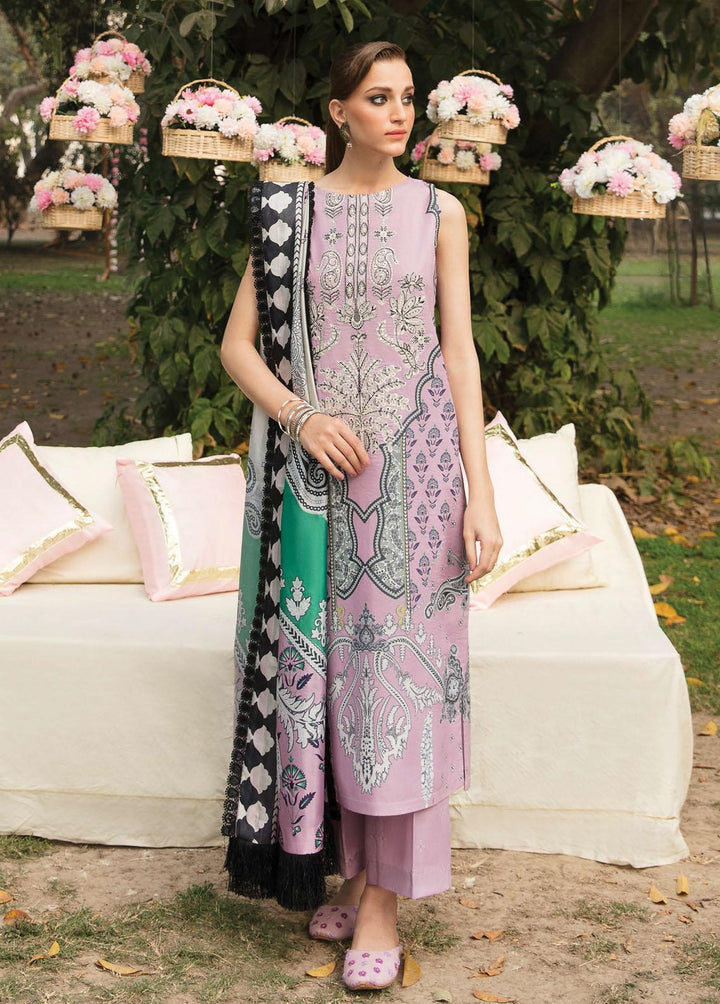 Bahaar By Ayzel Embroidered Lawn Suits Unstitched 3 Piece AAF23B AZL-23-V1-07 Kanwal - Summer Collection