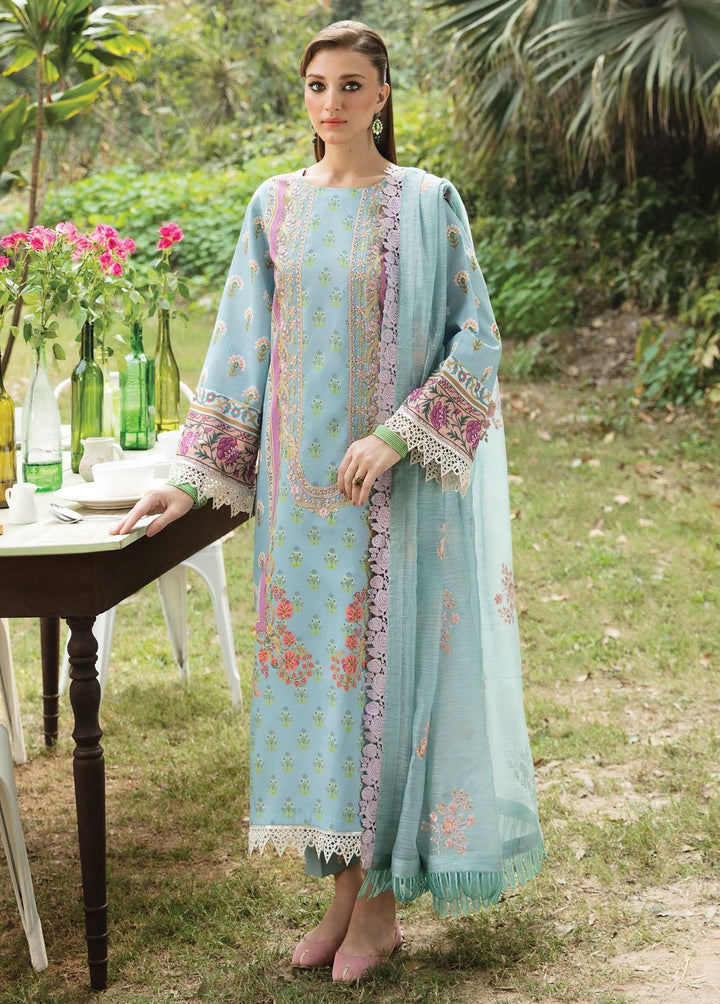 Bahaar By Ayzel Embroidered Lawn Suits Unstitched 3 Piece AAF23B AZL-23-V1-09 Arash - Summer Collection