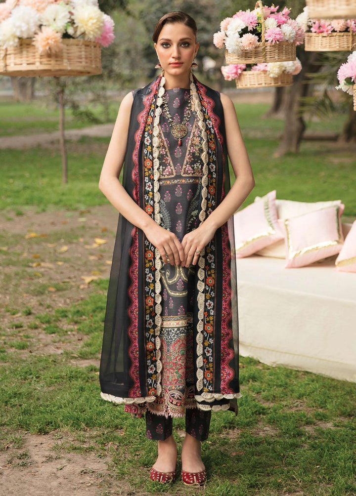 Bahaar By Ayzel Embroidered Lawn Suits Unstitched 3 Piece AAF23B AZL-23-V1-10 Sumbul - Summer Collection