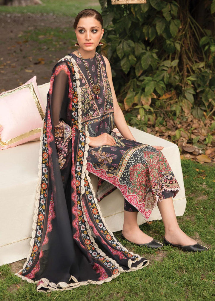 Bahaar By Ayzel Embroidered Lawn Suits Unstitched 3 Piece AAF23B AZL-23-V1-10 Sumbul - Summer Collection