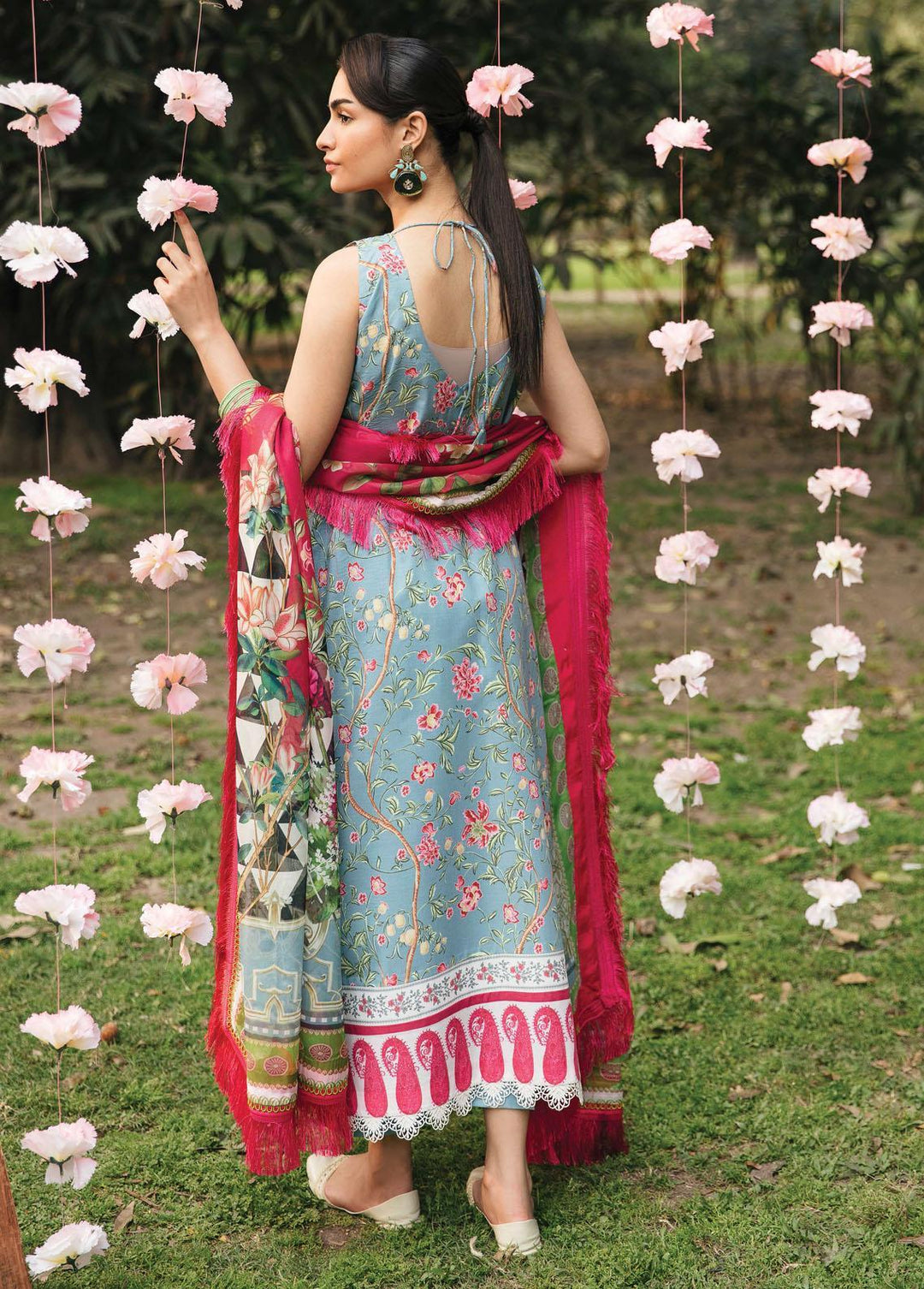 Bahaar By Ayzel Embroidered Lawn Suits Unstitched 3 Piece AAF23B AZL-23-V1-11 Nilofer - Summer Collection