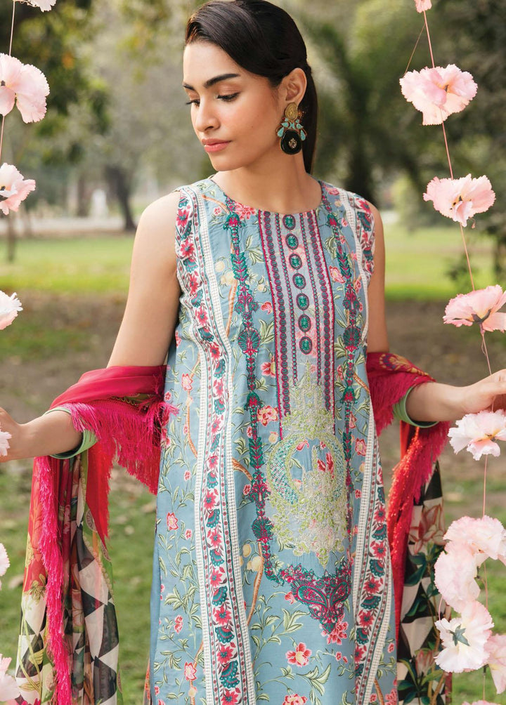 Bahaar By Ayzel Embroidered Lawn Suits Unstitched 3 Piece AAF23B AZL-23-V1-11 Nilofer - Summer Collection