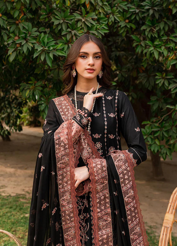 Bahaar By Farasha Embroidered Lawn Suits Unstitched 3 Piece FSH23B 01 Koel - Festive Collection